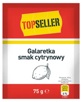 Obrázok produktu pre Tops Galaretka cytrynowa 75 g