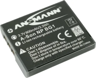 Obrázek produktu pro Ansmann A-SON NP BG1 Lithium-iontová (Li-Ion) baterie pro digitální fotoaparát, kapacita 900 mAh