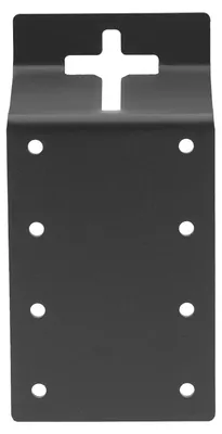 Productafbeelding van T-paal bevestigingshaak, zware lastdrager, draagvermogen 200 kg, zwart, 12 stuks