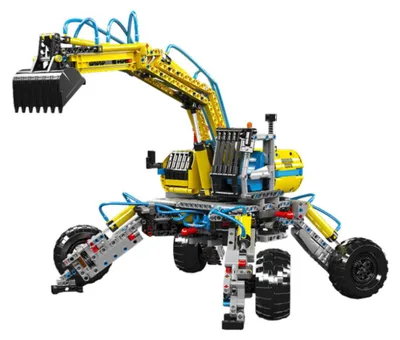 Produktbild von Leantoys Bauziegel Mobiler Erenbagger