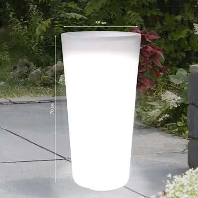Produktbild von Blumenkübel beleuchtet "Shining Classic Pot" L inkl. LED Warmweiß E27