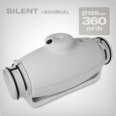 Produktbild von S&P Rohrventilator TD350/125, geräuscharm