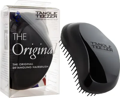Produktbild von Tangle Teezer The Original, Universal, Paddelhaarbürste, Schwarz, Einfarbig, Mädchen, 1 Stück(e)
