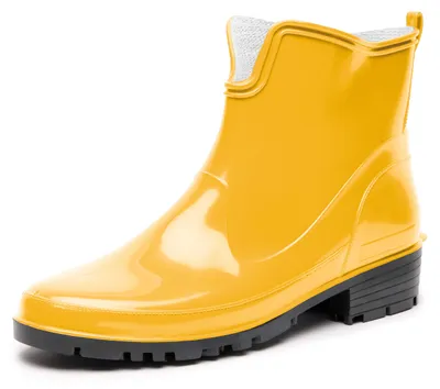 Produktbild von Ladeheid Damen Kurze Gummistiefel LA-930 (Gelb, 42)