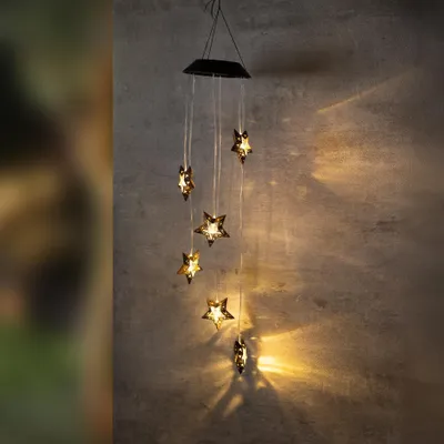 Obrázok produktu pre LED solárna závesná dekorácia "Star dance" cca 70 cm