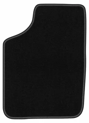 Produktbild von Fahrermatte Velours für Opel Corsa A 1982-1993 (Schrägheck) – 1-tlg, Schwarz, passgenau – Wielganizator BASIC
