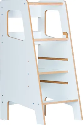 Produktbild von Babylike Montessori Lernturm für Kinder | Learning Tower ab 1 Jahr | Lernstuhl | Tritthocker