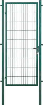 Produktbild von Arvotec Gartentor BxH 100x180 cm mit Schließzylinder und Zaunanschluss Moosgrün Gitterzauntor Stabmattentor Einzeltor Doppelstabmattentor Gartentür