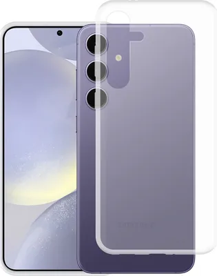 Image de Cazy Coque compatible avec Samsung Galaxy S24 Plus Coque en Silicone - Coque Flexible - Transparant