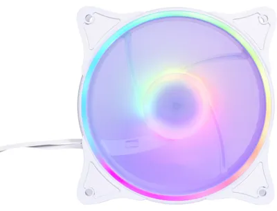 Obrázok produktu pre Alphacool Rise Aurora 120mm ventilátor biely (120x120x25mm) EOL (24850)