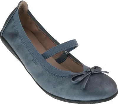 Produktbild von Indigo 422 227 Mädchen Sommer Ballerina Riemchen Schleife blau metallisch Gr.33-39 EUR 38