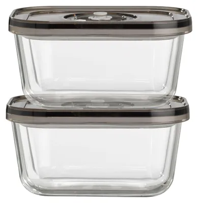Productafbeelding van CASO VacuBoxx Eco-Duo: Set van 2 vacuümverpakkingen om voedsel vers te houden