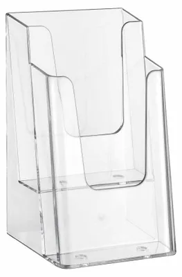 Produktbild von Prospektständer DIN Lang (105x210mm) Tischrospekthalter Flyerständer Flyerhalter mit 2 Etagen