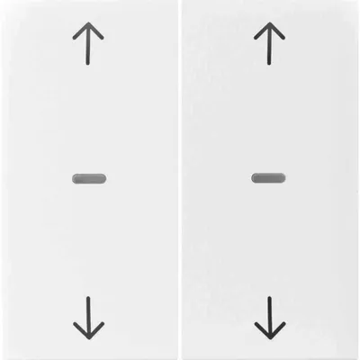 Produktbild von Berker 80961389 - Weiß - Thermoplast - Glänzend - Schraubenlos - Berker - S.1