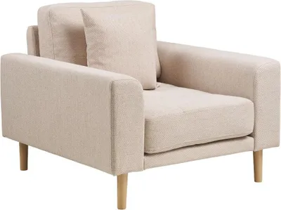 Produktbild von Polstersessel Cora, sandfarben, 90 cm Breite, 54 cm Höhe, 90 cm Tiefe