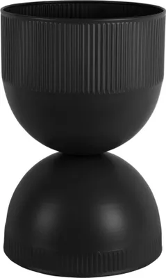 Produktbild von Present Time – Tonar Blumentopf, mittelgroß, Schwarz