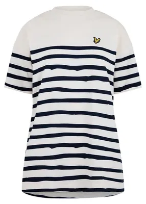 Produktbild von Lyle & Scott - "Breton" T-Shirt für Damen, Baumwolle GT26420 (32 DE) (Weiß)