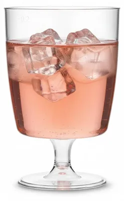 100 Kunststoff-Weingläser 230 ml – bruchfest, Einweg