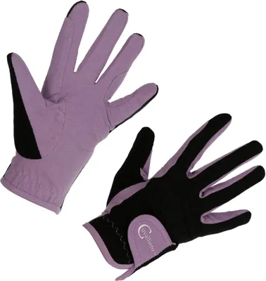 Produktbild von Covalliero Reithandschuh Lilli Starlight Handschuh Black/Purple L