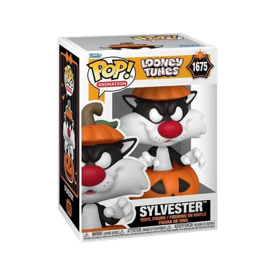 Imagen del producto de FUNKO POP! Sylvester disfrazado de calabaza, figura de colección, personaje de dibujos animados