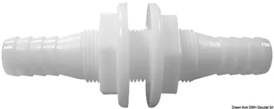Obrázok produktu pre Nylonová prepážka, biela 19/20 mm, 1 kus