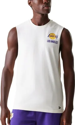 Zdjęcie produktu dla Koszulka New Era Tank Top - BACKPRINT Los Angeles Lakers - L