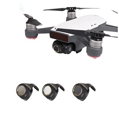 Immagine prodotto di Kit filtri DJI Spark - filtri MCUV, CPL e ND8 + custodia e accessori