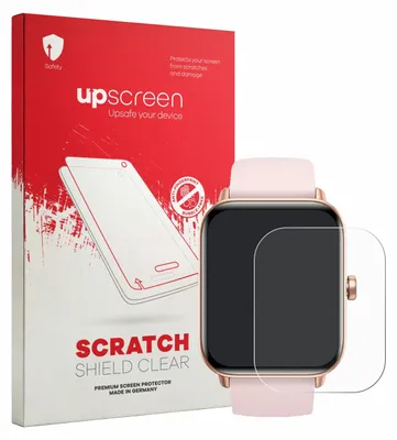 Produktbild von upscreen Schutzfolie für Trunsif Smartwatch 1.85" Displayschutz Displayschutzfolie Folie Klar Transparent