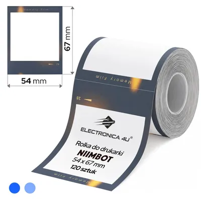 Zdjęcie produktu dla Etykiety samoprzylepne naklejki termiczne do Niimbot B4 B3S B31 54x67