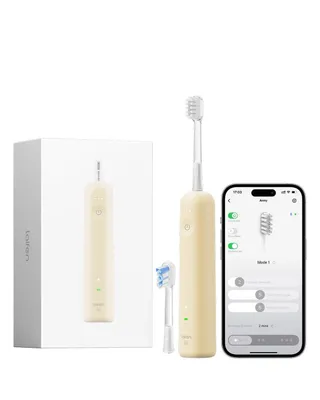 Produktbild von Elektrische Zahnbürste, Oszillation & Vibration Schallzahnbürste für Erwachsene mit App, 2 Bürstenköpfe mit EXTRA LANGE AKKULAUFZEIT