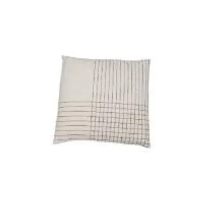 Produktbild von Fussenegger Schmusekissenhülle "Karo" - rohweiß - 60/60 cm