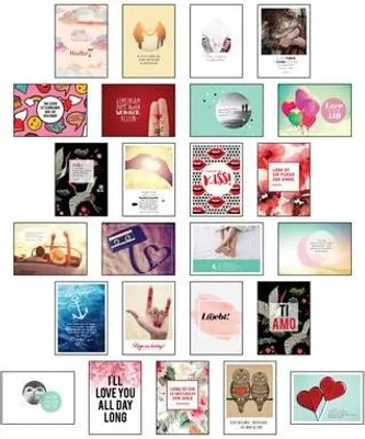 Produktbild von Postkarten Hochzeit - 25 Postkarten Liebe