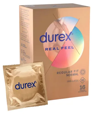 Productafbeelding van Durex Real Feel - condoom zonder latex (16 stuks)