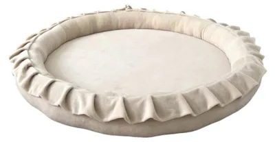 Image de MONIO for kids Tapis de jeu Nest velours crème