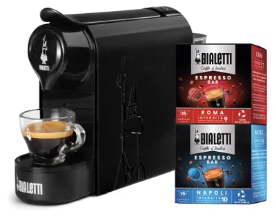 Obrázok produktu pre Bialetti Gioia, Kávovar na kapsule, 0,5 L, Kávová kapsula, 1200 W, Čierna