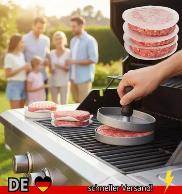 Produktbild von Burgerpresse Hamburger Fleischwerkzeug Patty Maker Aluminium Burger für