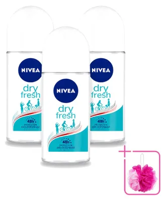 Produktbild von 3 x Nivea Dry Fresh Deodorant Roller - 50 ml - Sparpackung - 3 Stücke