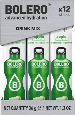Produktbild von Bolero Sticks (12x3g) Apple - Intra- & Post-Workout - Intra-Workout