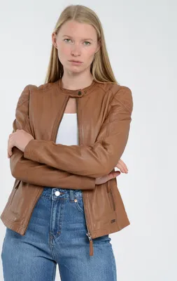 Produktbild von Mustang Lederjacke 31019200 Damen cognac L