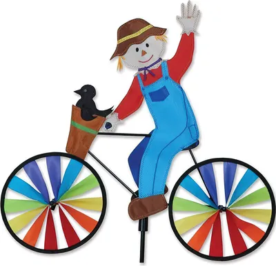 Produktbild von Elliot Windspiel Bike Vogelscheuche Ø 18cm, 50x48cm H 105cm