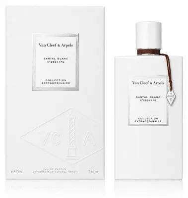 Produktbild von Van Cleef & Arpels Santal Blanc, Unisex, 75 ml, Feigenbaum, Mandarine, Sandelholz, Violett, Laubmoose, Tonka-Bohne, Spray