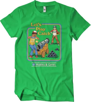 Produktbild von Let's Play Catch T-Shirt - Small - Green
