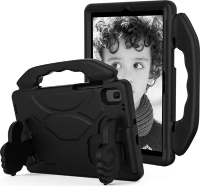 Produktbild von Kinder Schutzhülle für Samsung Galaxy Tab A8 10,5" 2021, Leicht EVA-Schaum mit Griff Ständer Hülle Schwarz