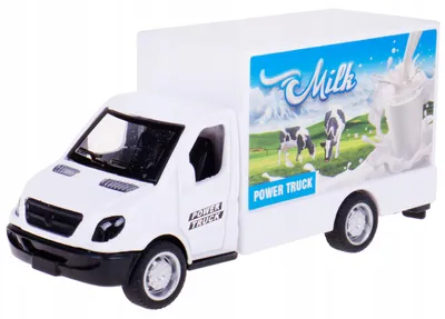 Produktbild von Hipo LKW mit Container Modell Metall-Kunststoff weiß