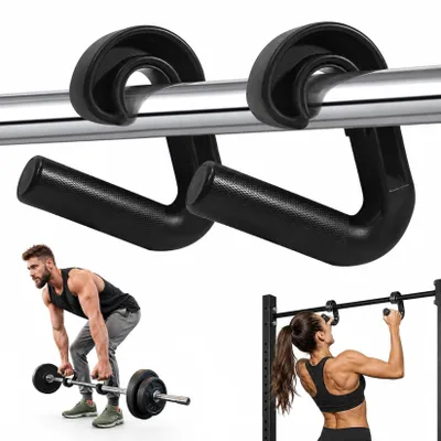 Image de Ensemble de 2 poignées de traction antidérapantes pour le fitness