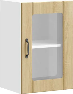 Produktbild von vidaXL Küchen-Hängeschrank mit Glastür Lucca Sonoma-Eiche