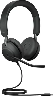 Immagine prodotto di GN Jabra Jabra Evolve2 40 MS Stereo - Cuffie - on-ear - cablate - USB-C - isolamento del rumore - per