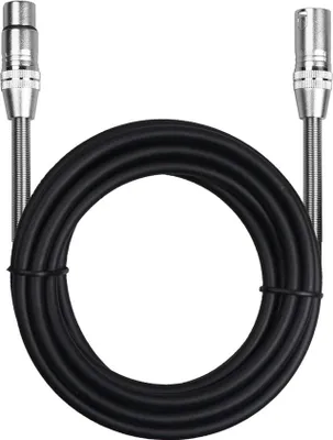 Immagine prodotto di INF Cavo Microfonico XLR Maschio Femmina - Audio Bilanciato per Mixer, Amplificatore, Altoparlante e Microfono 5 m