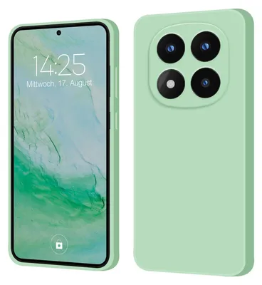 Produktbild von Hülle für Xiaomi Redmi Note 14 Pro+ 5G Case Cover Bumper Smartphone Softgrip Schutzhülle Farbe: Türkis
