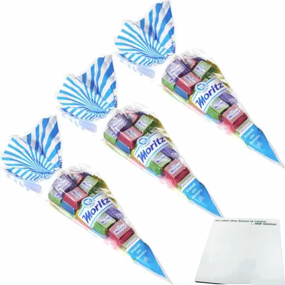 Produktbild von Moritz Eiskonfekt Würfel 3er Pack (3x200g Beutel) + usy Block